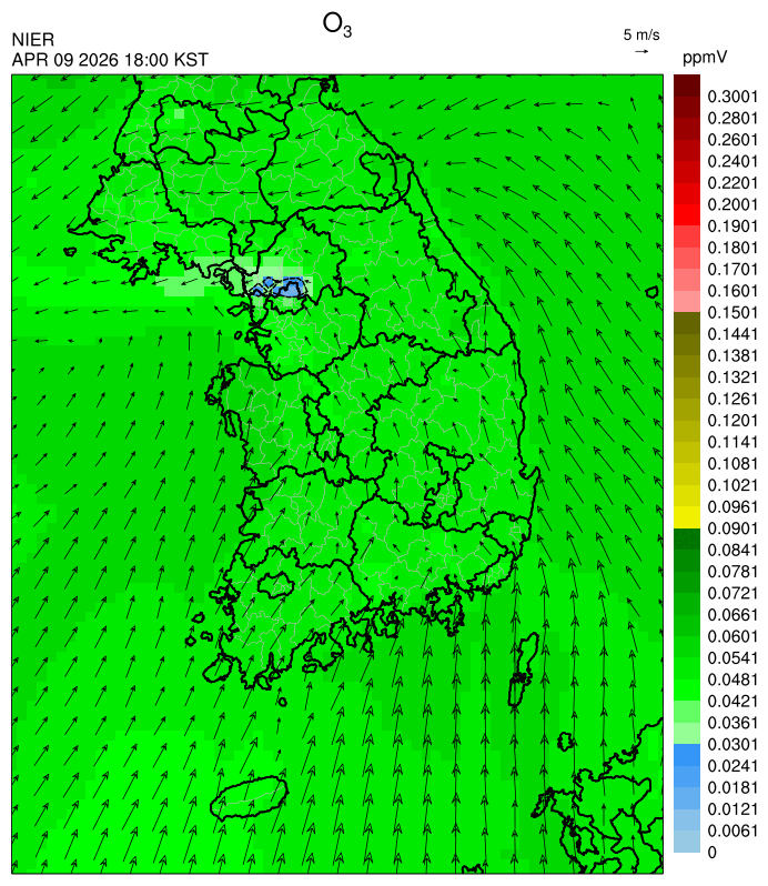 18:00 KST O₃ 예측모델