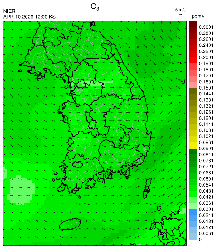 12:00 KST O₃ 예측모델