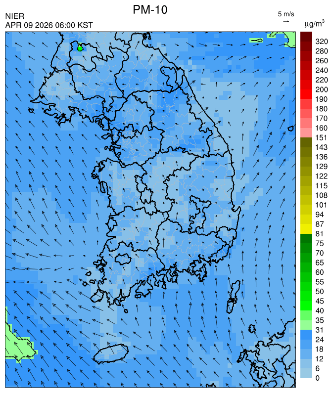 06:00 KST PM-10 예측모델