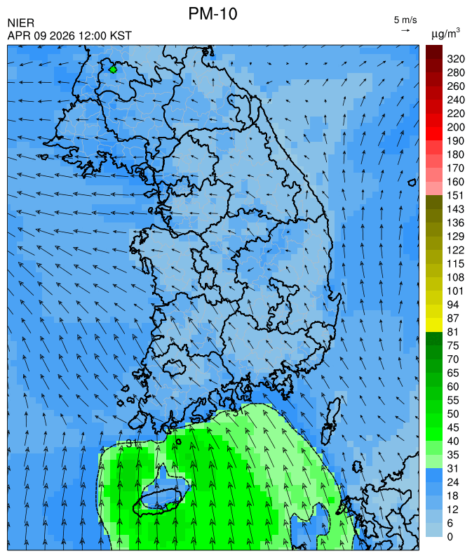 12:00 KST PM-10 예측모델