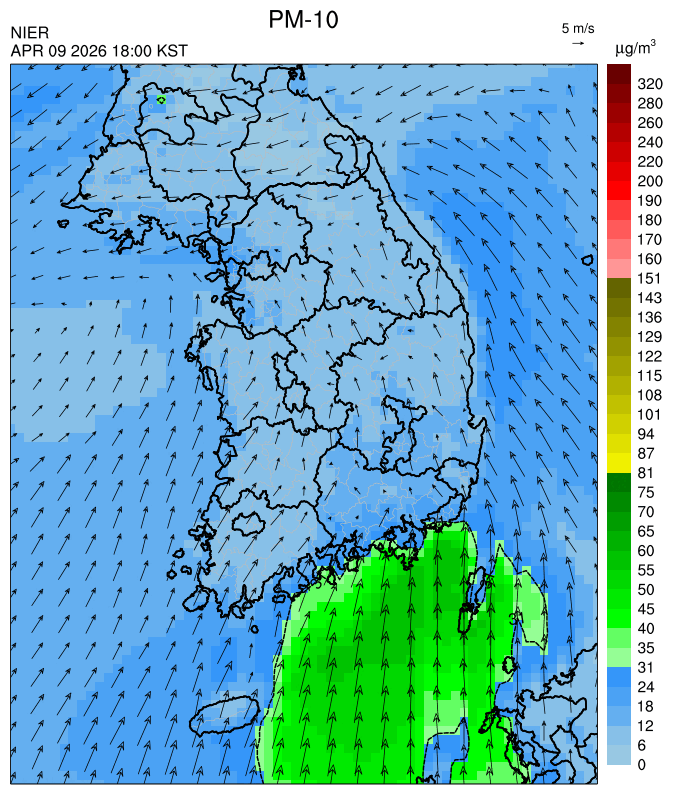 18:00 KST PM-10 예측모델