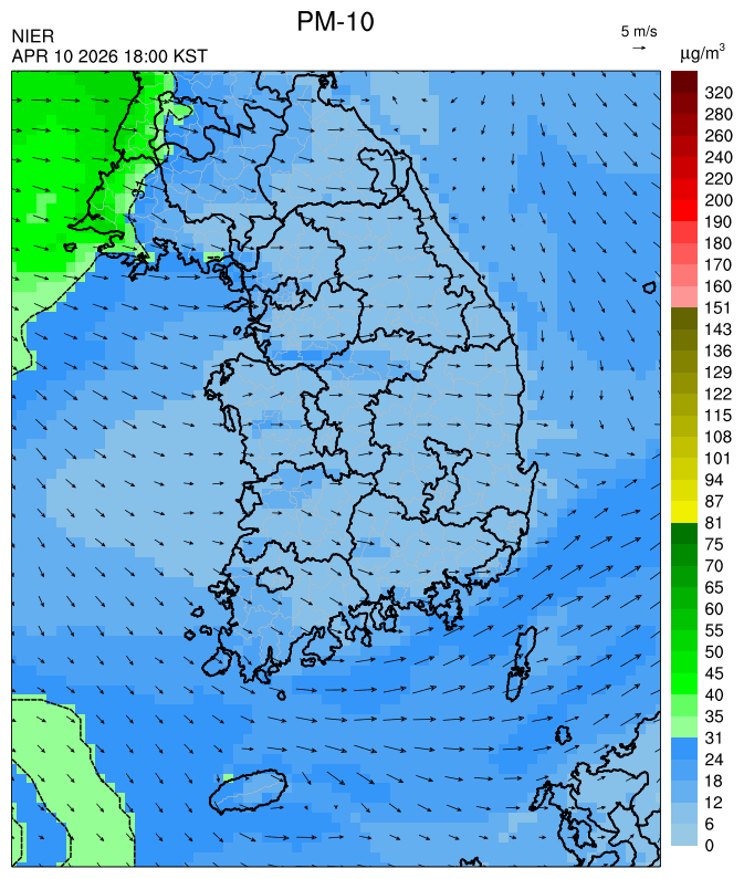 18:00 KST PM-10 예측모델