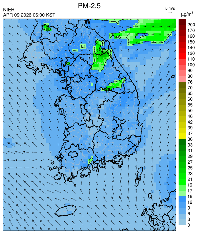 06:00 KST PM-2.5 예측모델