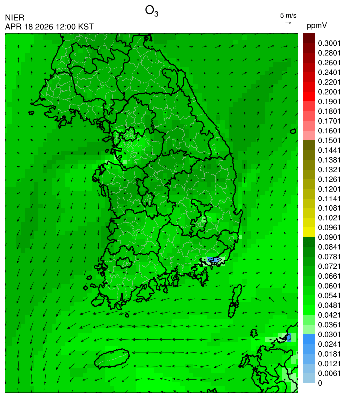 12:00 KST O₃ 예측모델