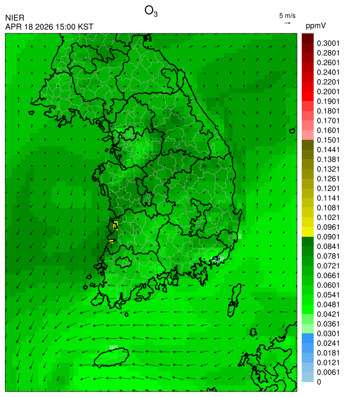 15:00 KST O₃ 예측모델