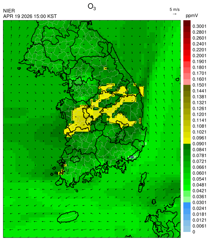 12:00 KST O₃ 예측모델