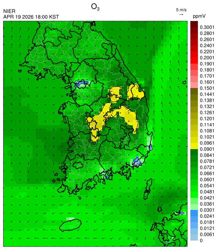 12:00 KST O₃ 예측모델
