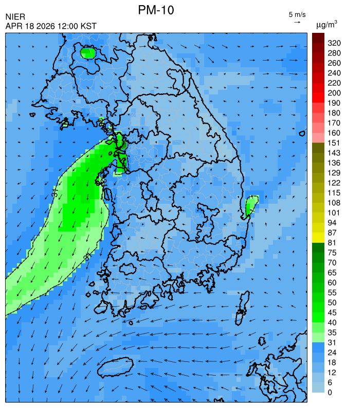 12:00 KST PM-10 예측모델