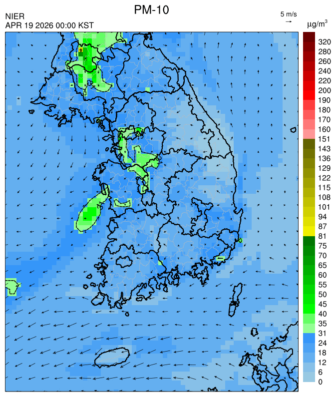 24:00 KST PM-10 예측모델
