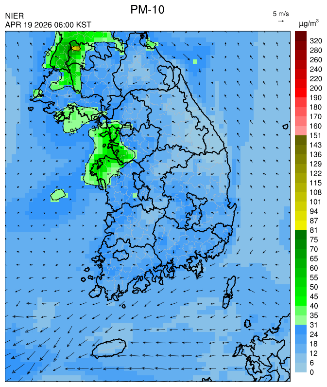 06:00 KST PM-10 예측모델