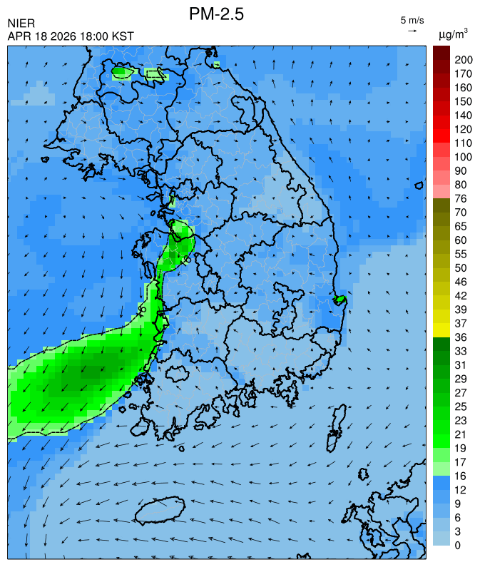 18:00 KST PM-2.5예측모델