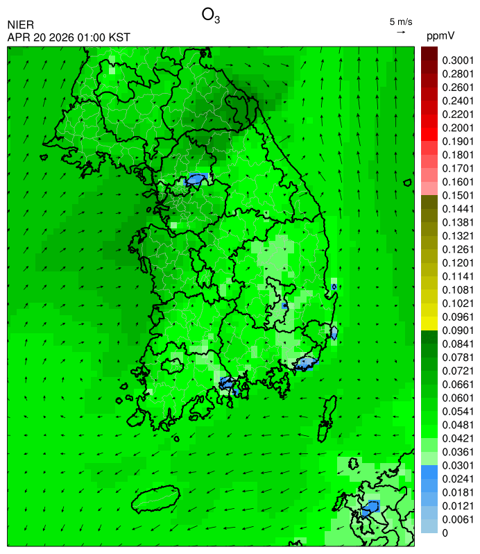 에어코리아 대기예보 이미지