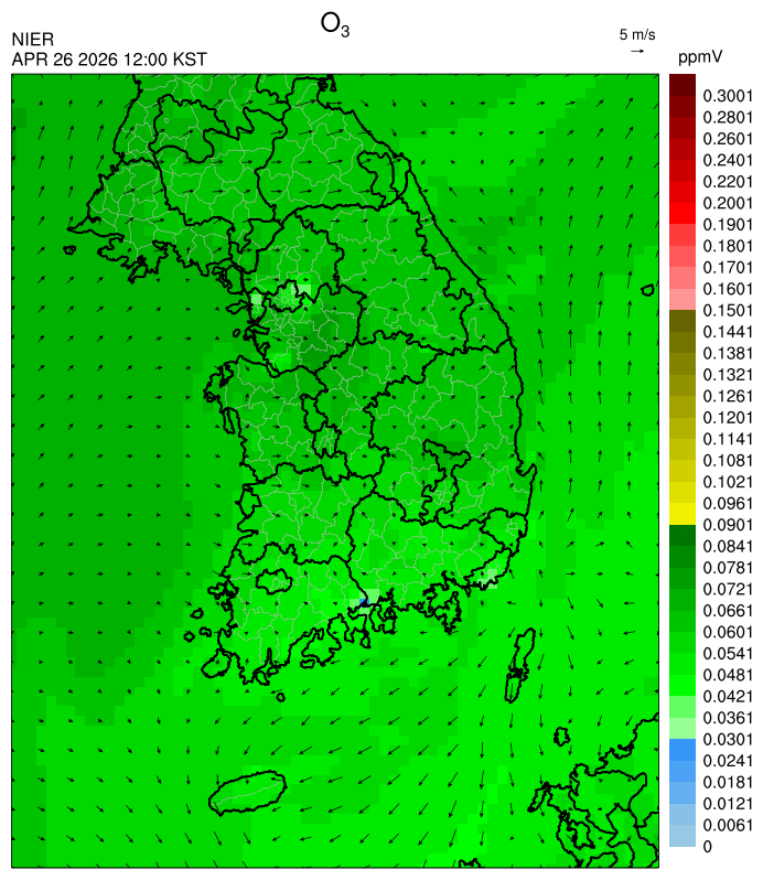 12:00 KST O₃ 예측모델