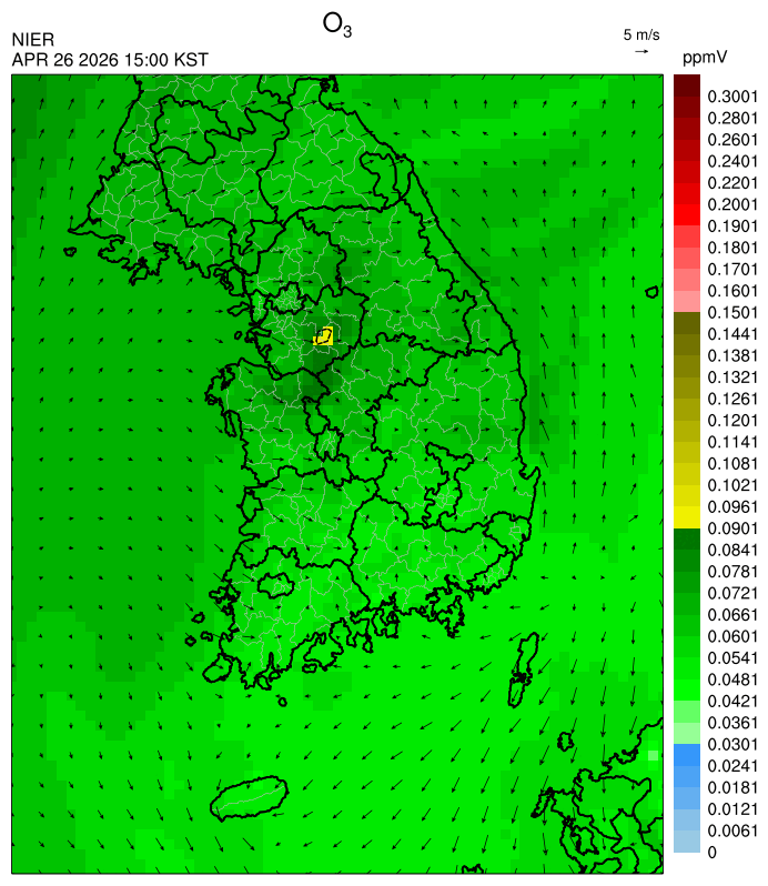 15:00 KST O₃ 예측모델