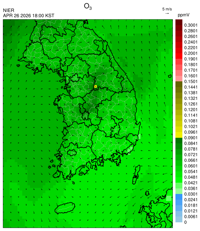 18:00 KST O₃ 예측모델