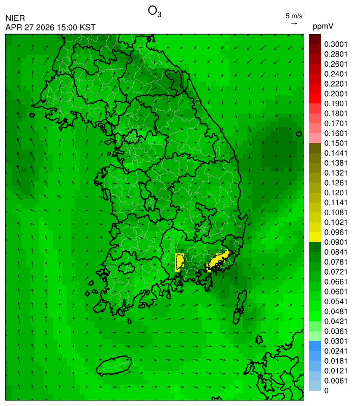 12:00 KST O₃ 예측모델