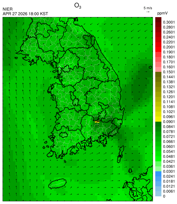 12:00 KST O₃ 예측모델