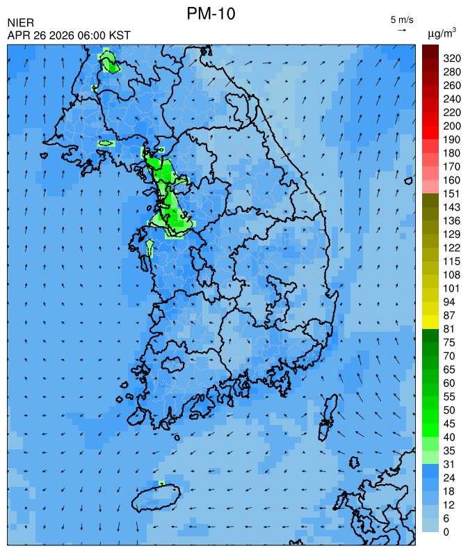 06:00 KST PM-10 예측모델