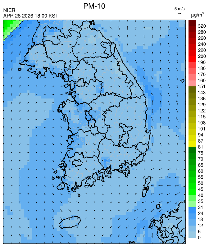 18:00 KST PM-10 예측모델