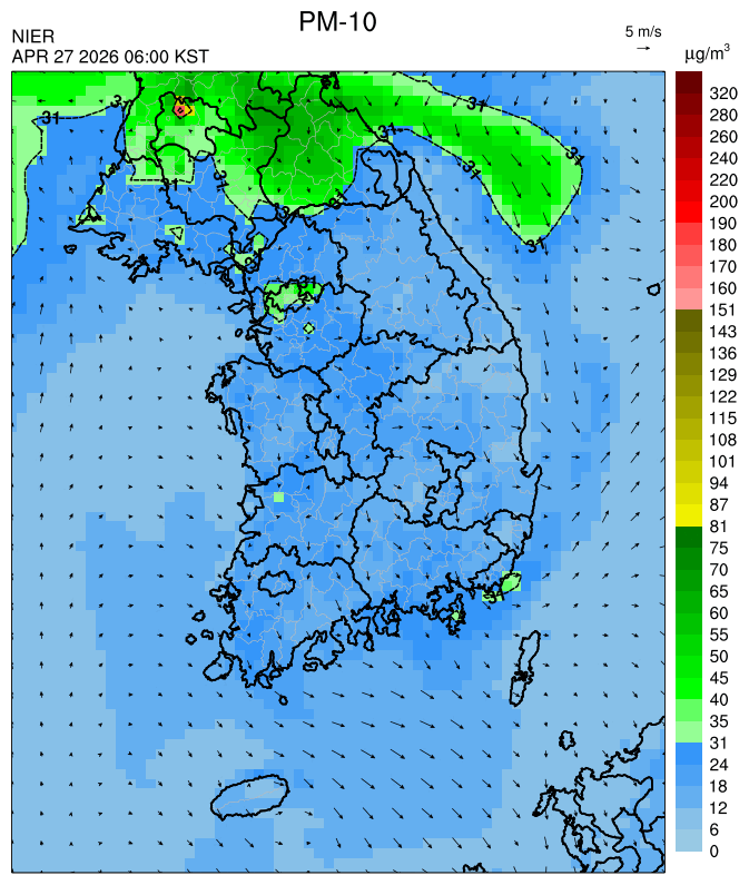 06:00 KST PM-10 예측모델