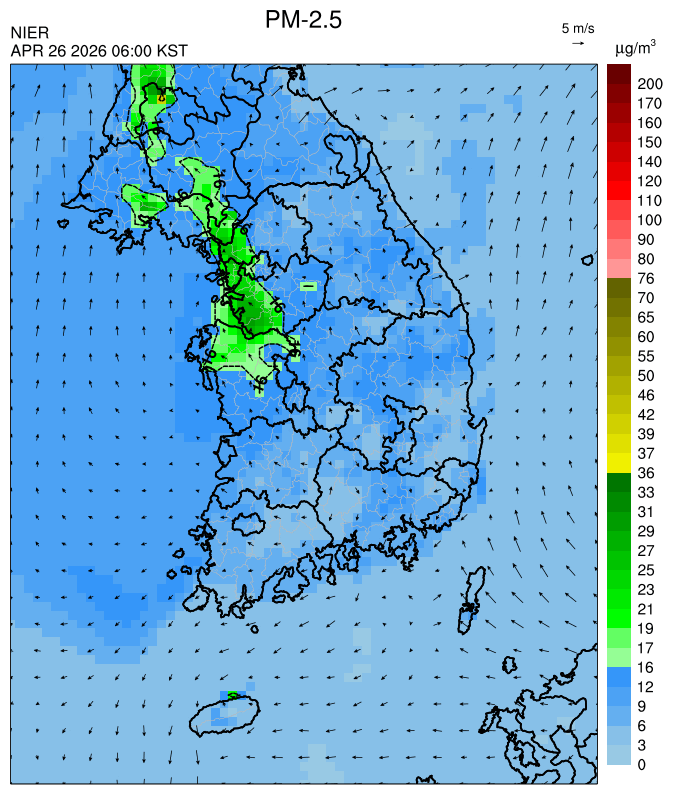 06:00 KST PM-2.5 예측모델