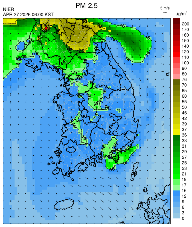 06:00 KST PM-2.5 예측모델