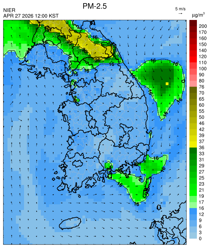 12:00 KST PM-2.5 예측모델