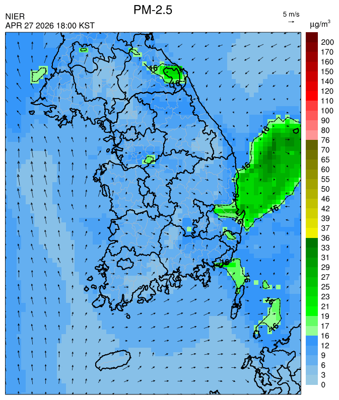 18:00 KST PM-2.5 예측모델
