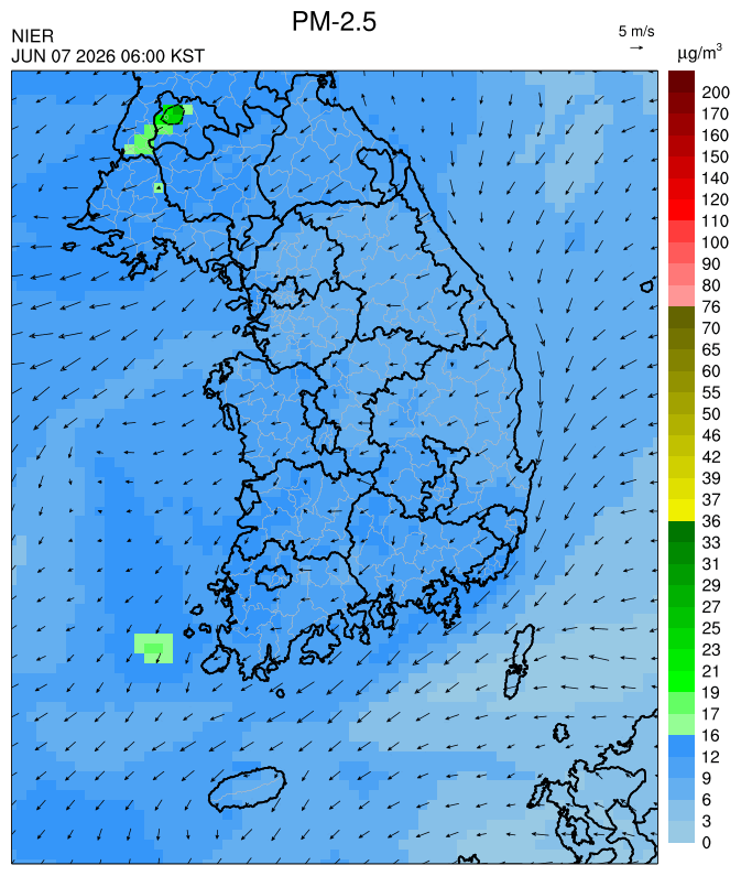 06:00 KST PM-2.5 예측모델