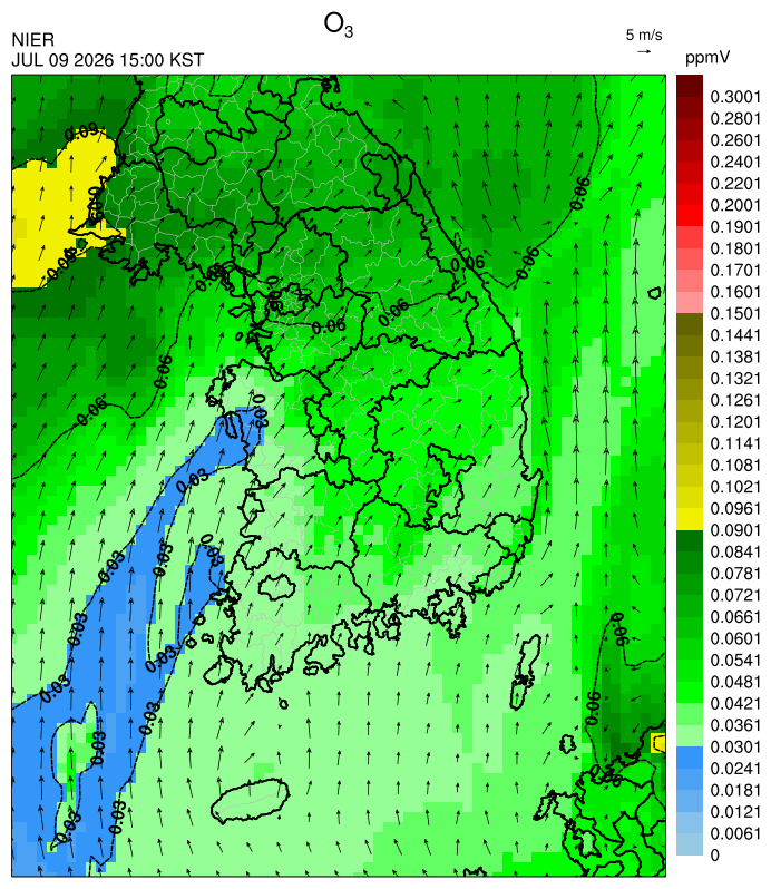 12:00 KST O₃ 예측모델