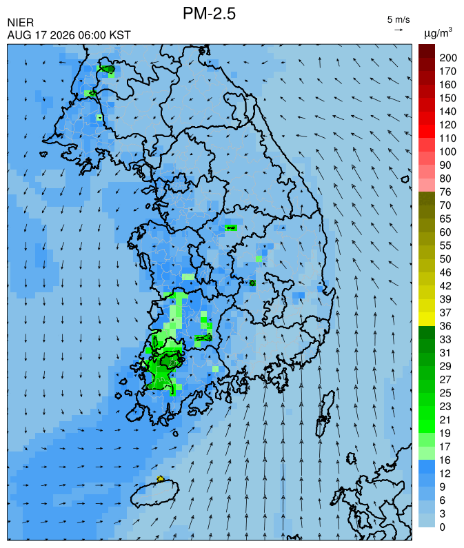 06:00 KST PM-2.5 예측모델