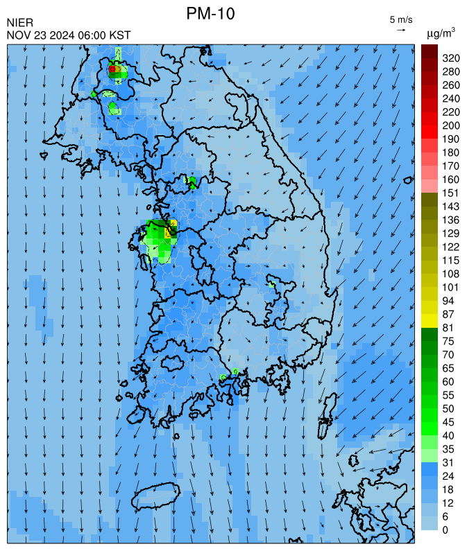 06:00 KST PM-10 예측모델